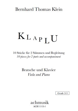 Bratsche Viola Solo Duo mit Klavier